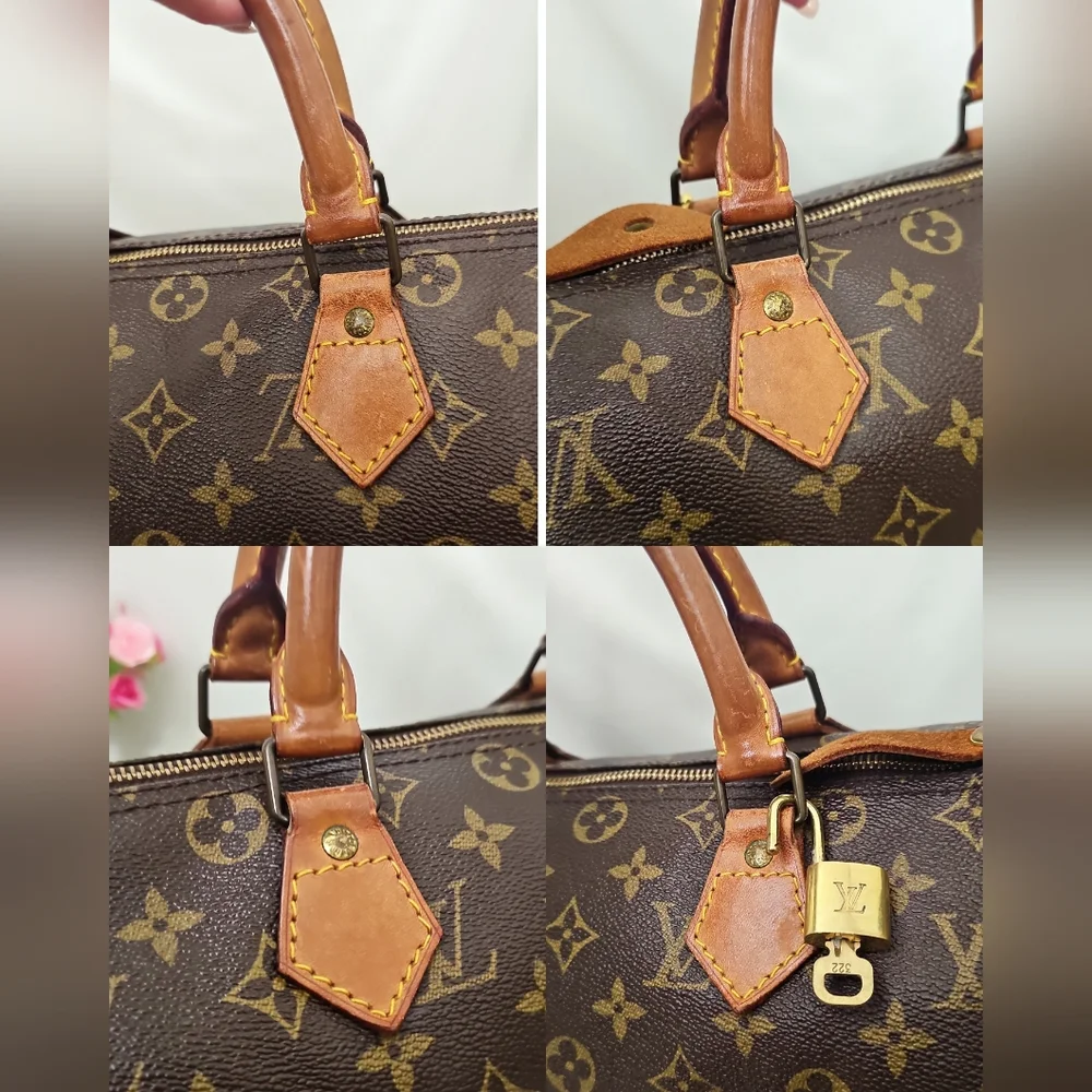Louis Vuitton Speedy 30 Monogram Brown Handbag - Picture 14 of 16